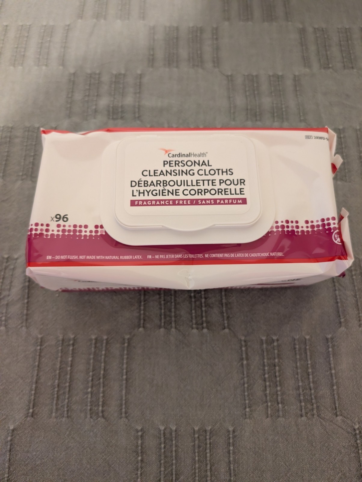 Cardinal Health Personal Cleansing Wipe, 9 x 13 Inch, 2AWU-96, 6-Pack, 576 Wipes