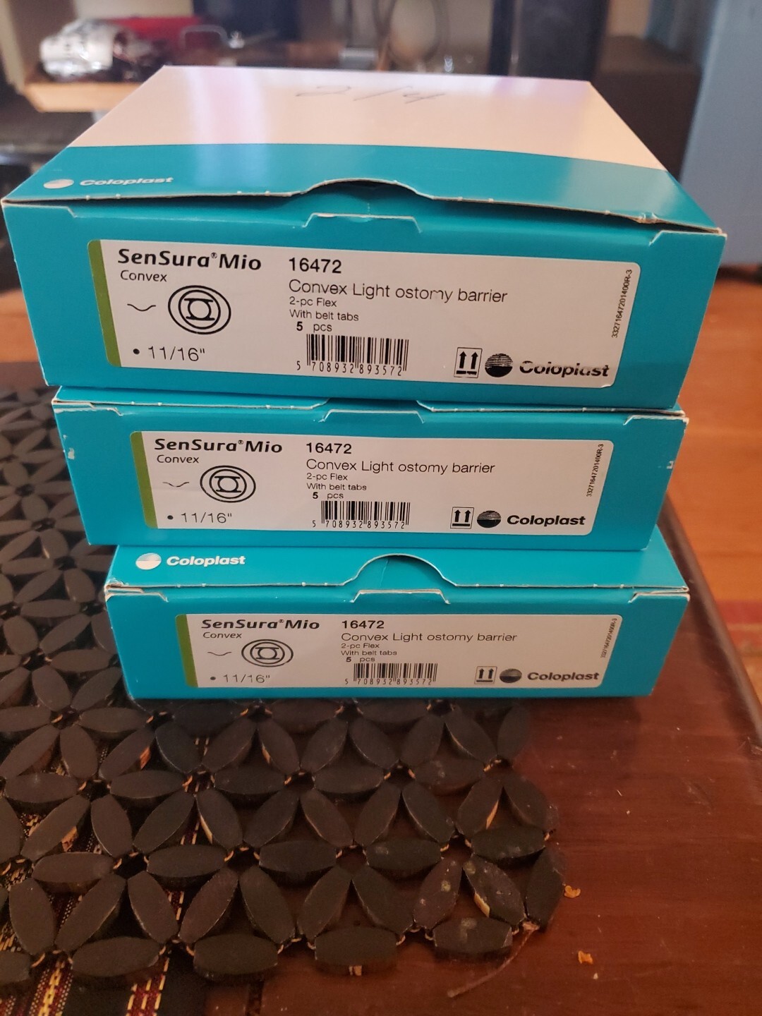 NEW! SENSURA MIO 2 PC FLEX CONVEX LIGHT OSTOMY – BOX OF 5 – #16472