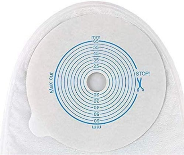 Cut to Fit Disposable Stoma Bags – Odor Locking, Pack of 10 Comfortable Bags