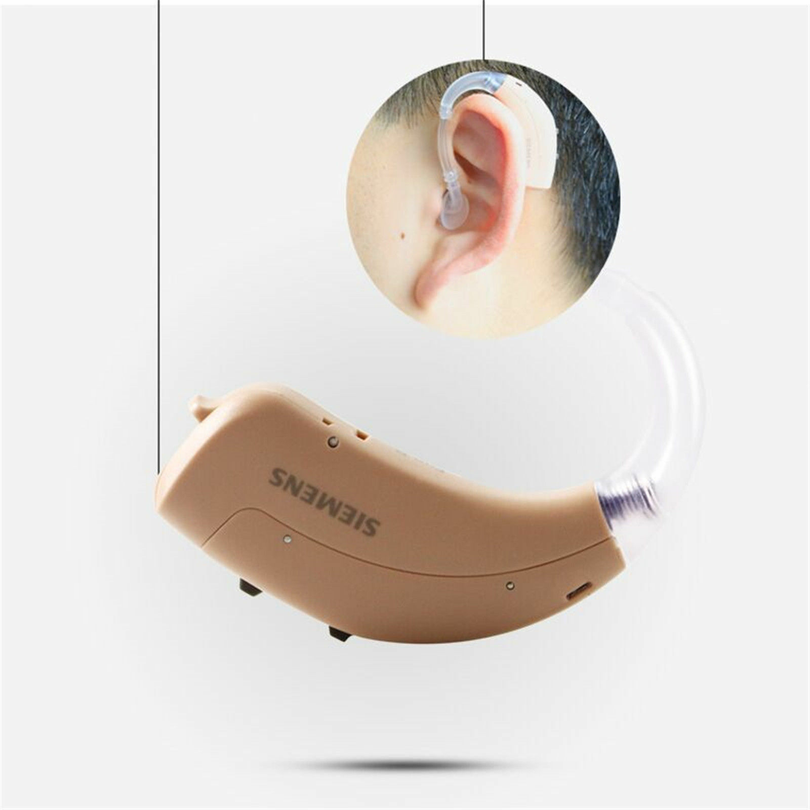 Signia Siemens hearing aids fun p BTE 6 Channel severe loss Free Fast Shipping