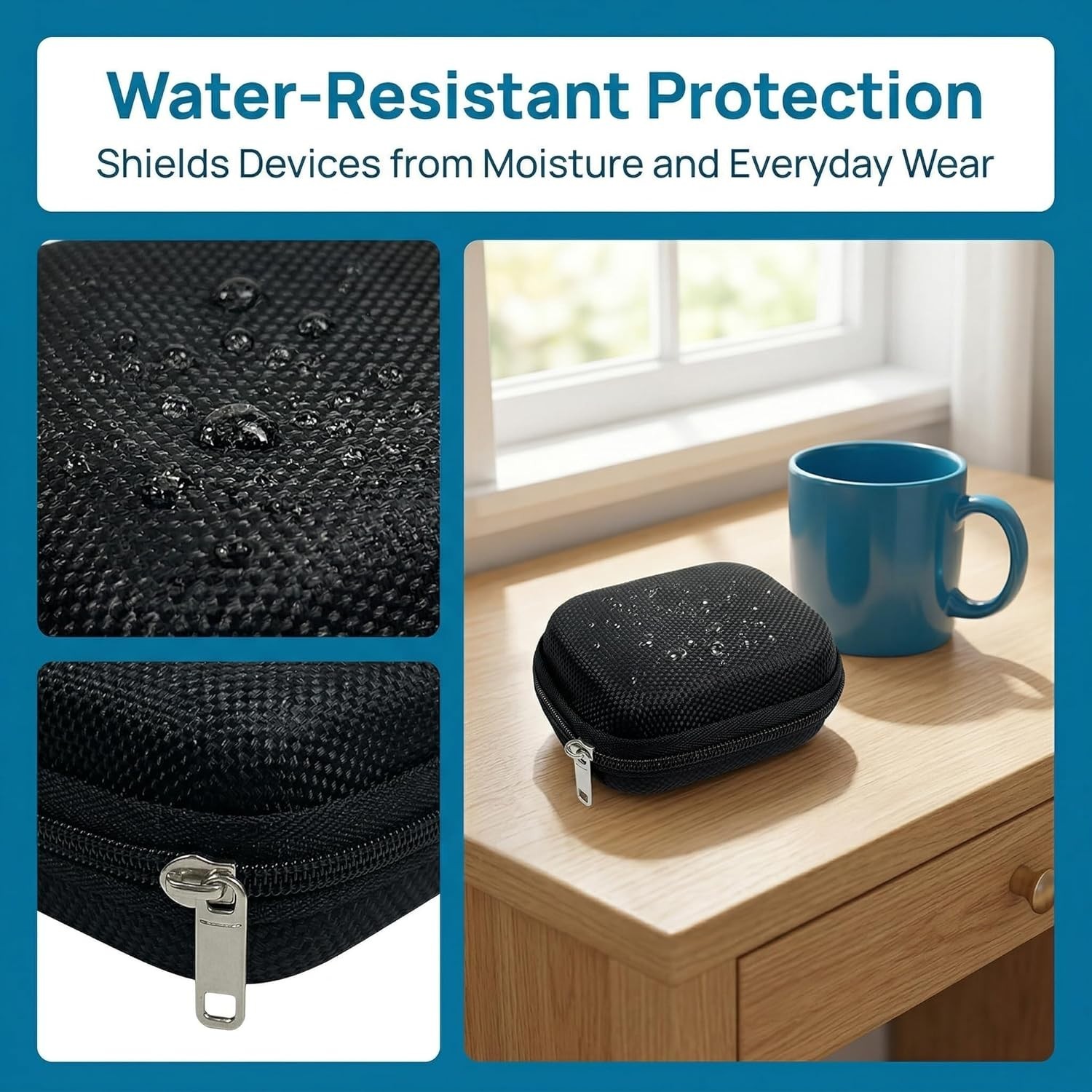 Hearing Aid Case Hard Carrying Pocket Small Waterproof Pouch