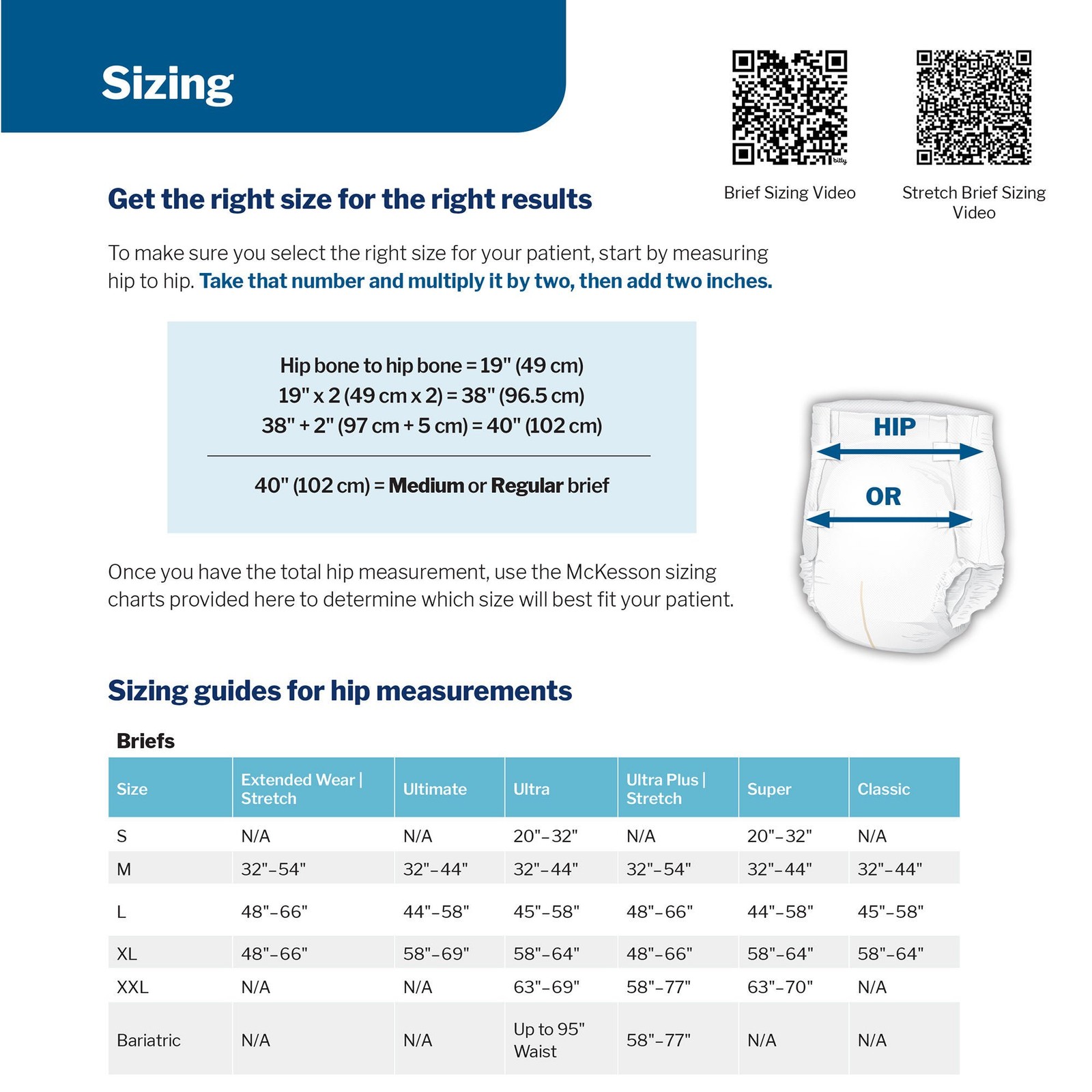 McKesson Adult Incontinence Brief M Heavy Absorbency BR33890 Maximum 96 Ct