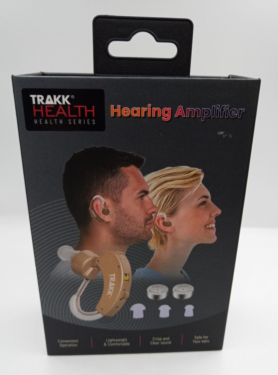 Trakk Health Hearing Amplifier TR-HRAD-250 Hear Life Crisp Clear New