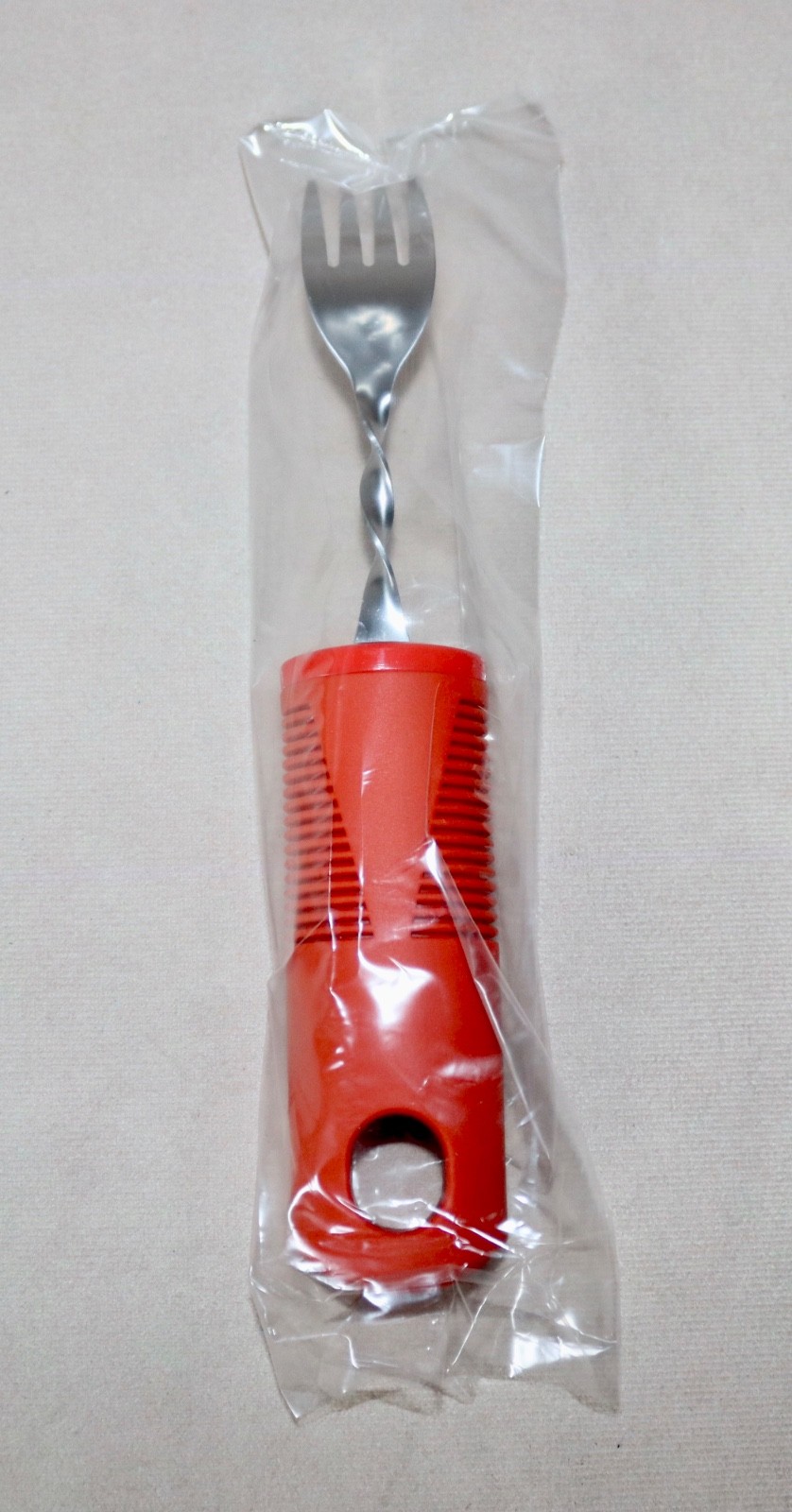 Carex Adaptive Cutlery Set ~ Red Set of 4 Oversized Bendable Utensils BRAND NEW