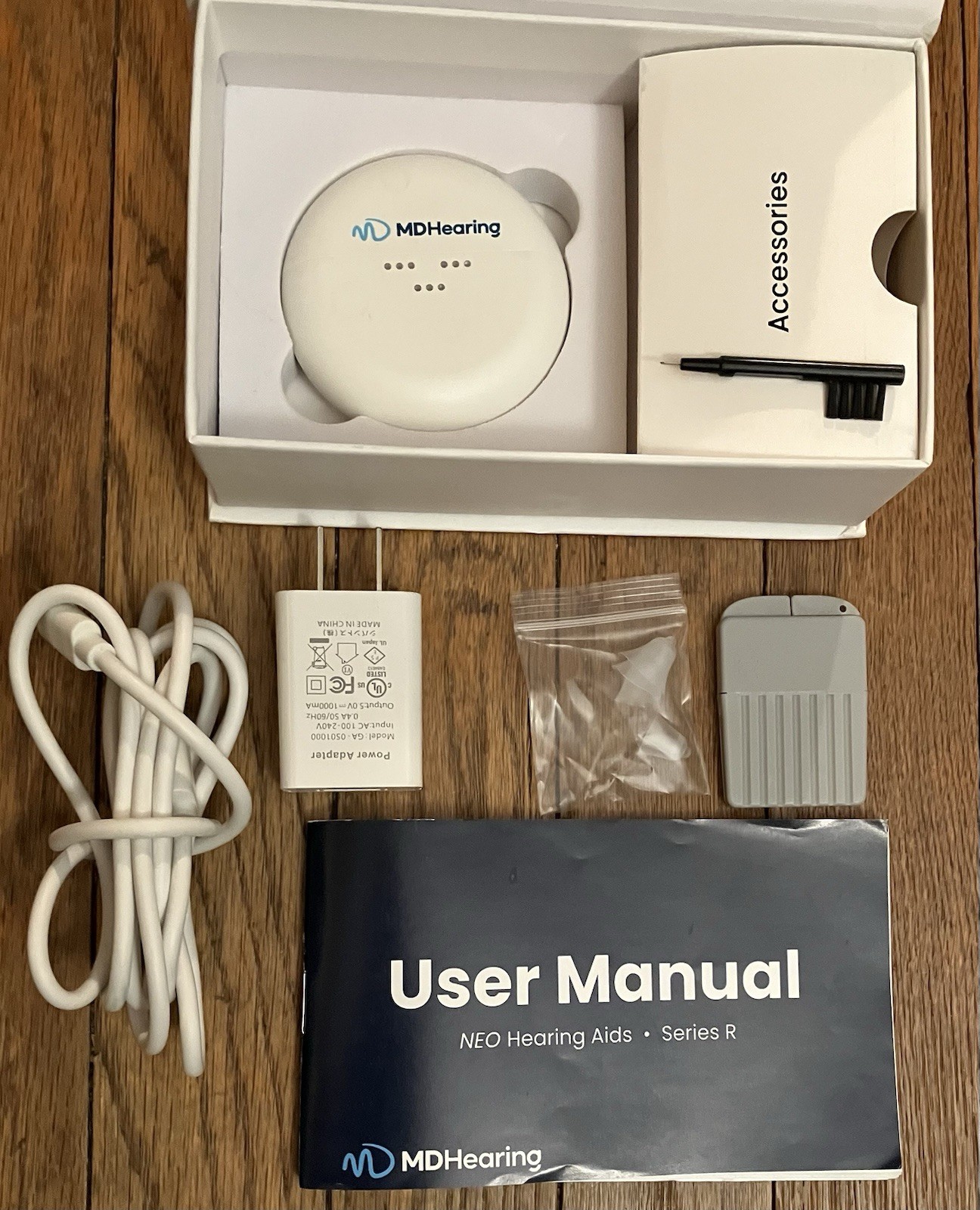 MD Hearing Aids Neo Series R Digital Rechargeable Lightly Used