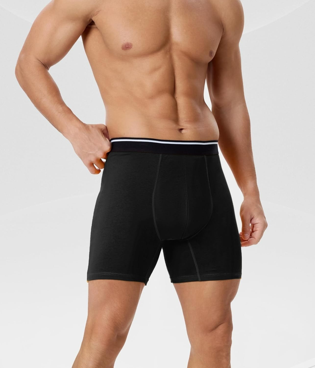 3 Pack SUNCHIRI Men’s Incontinence Underwear 2X-LARGE Black Cotton Reusable