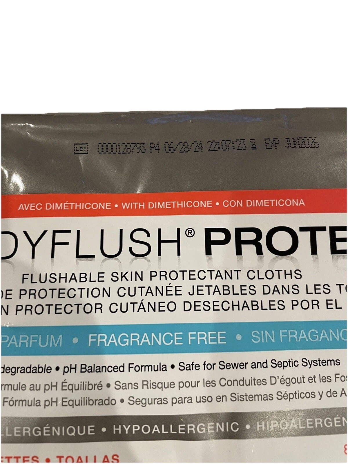 Medline ReadyFlush Protect Flushable Cleansing Cloths 5 Packages MSC263811