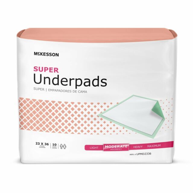 McKesson Super Large Incontinence Pads, 10 Count – UPMD3036