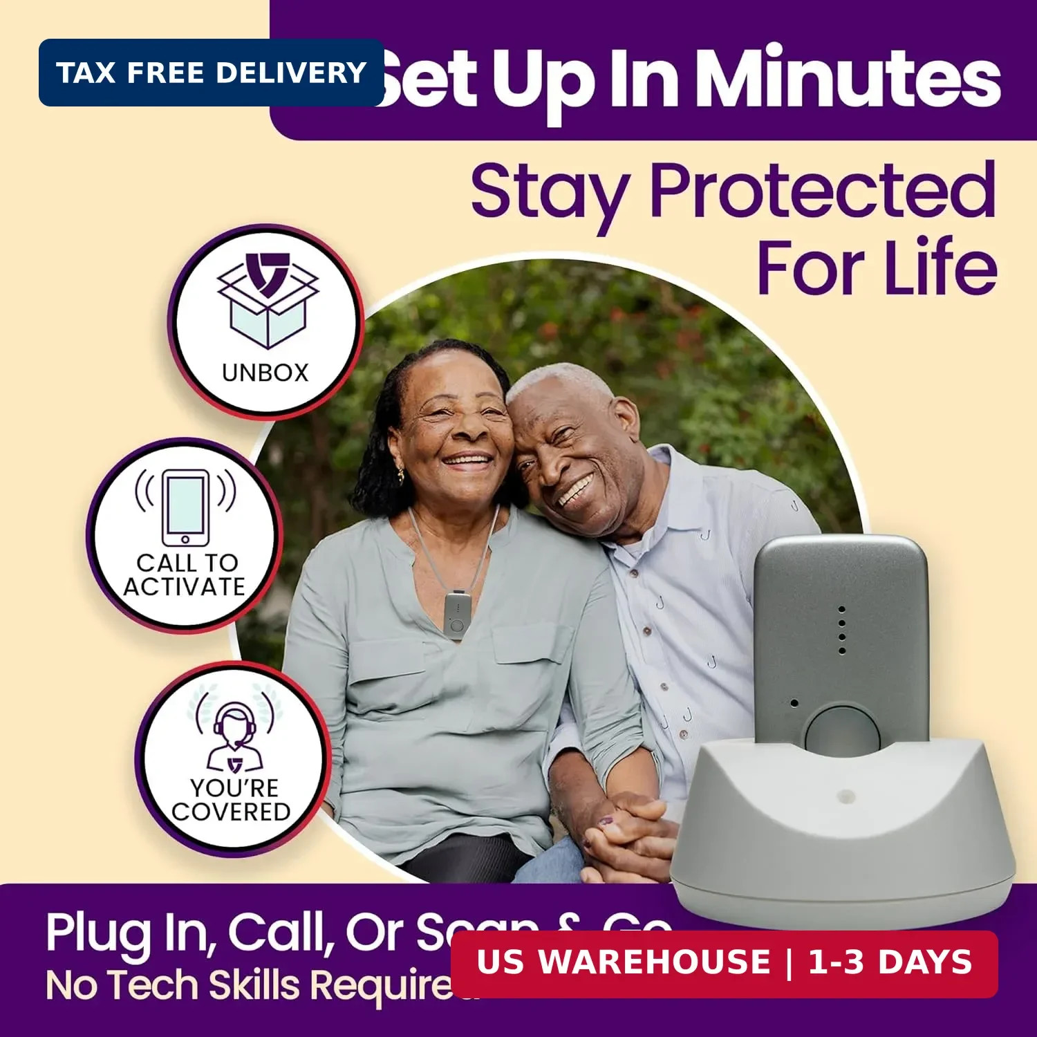 Medical Guardian MGMini Medical Alert Device for Seniors | Subscription Required
