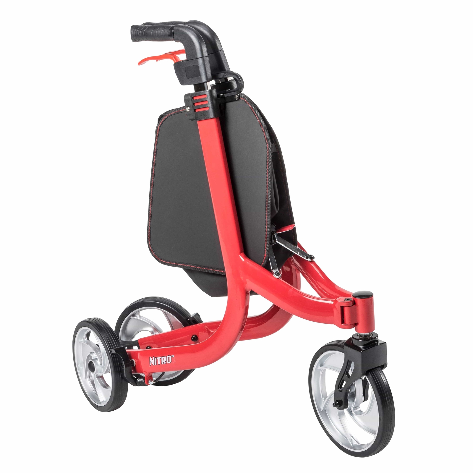Drive Medical Nitro Euro Style 3-Wheel Rollator Rolling Walker