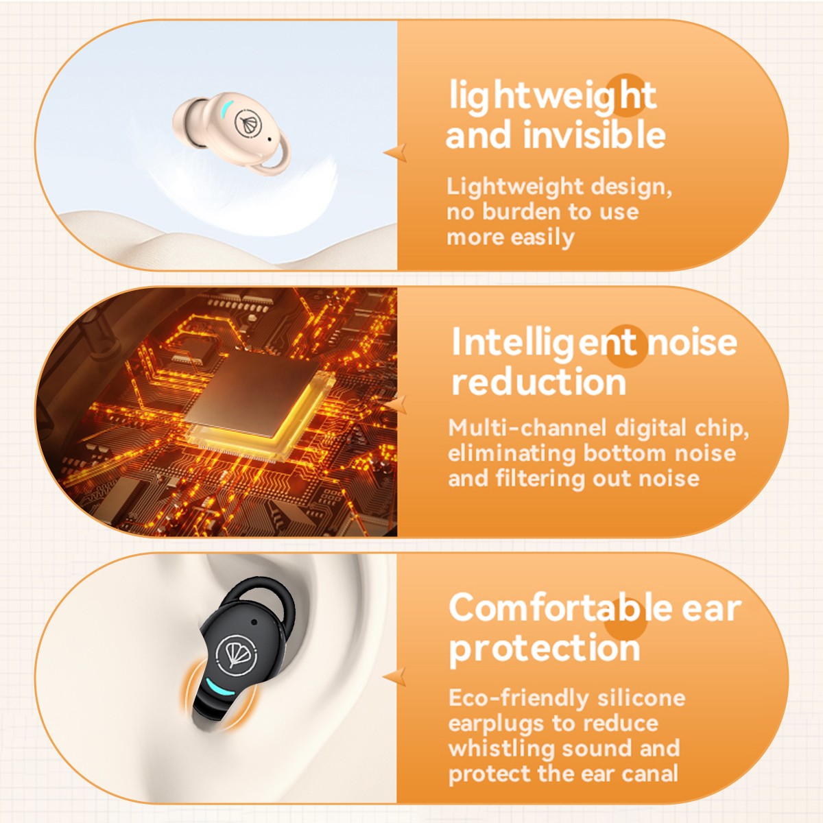MiNi Hearing Aids Digital Small Invisible In Ear Sound Voice Amplifier Enhancer.