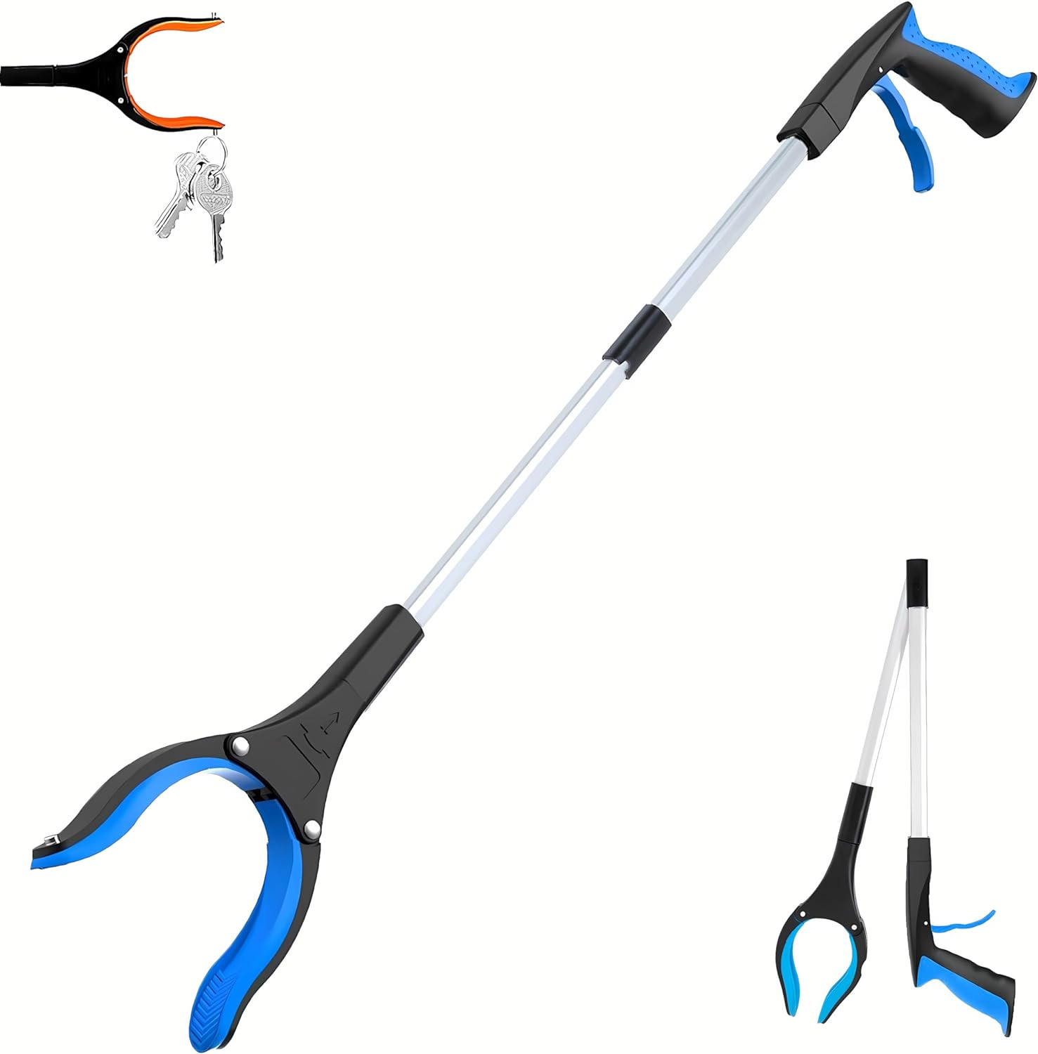 36 In. Pick-Up Tool Extended Reacher Grabber Buddy Comfortable Ergonomic Handle