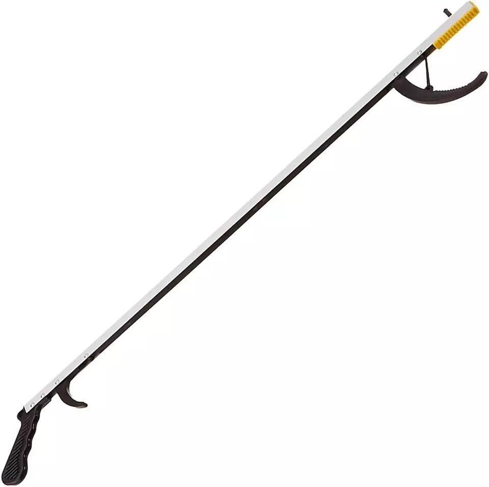 Magnetic Pick Up Hand Stick Trash Hook Arm Tool 32″ Object Grabber Reacher Grip