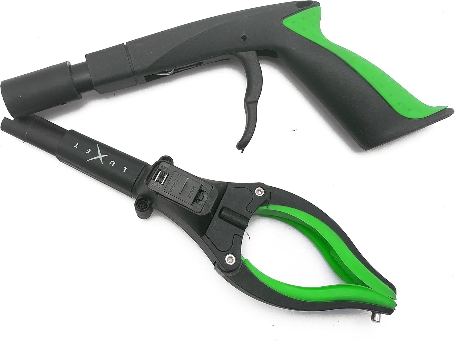 Grabber Tool 19″ Aluminum Magnetic Claw with LED Light, Lightweight Foldable …