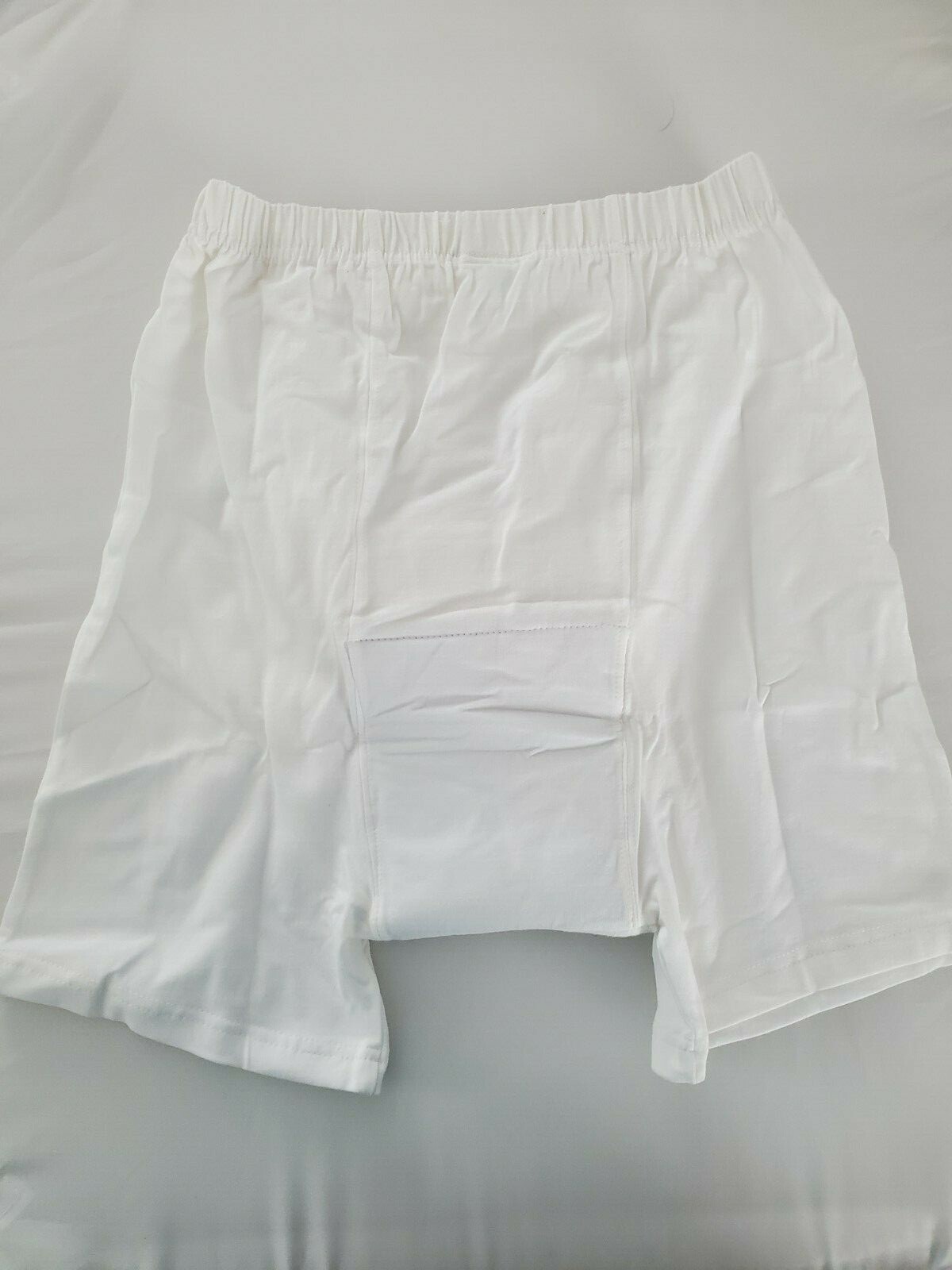 Wearever Men’s Incontinence Boxers Small White Cotton Blend Washable Reusable