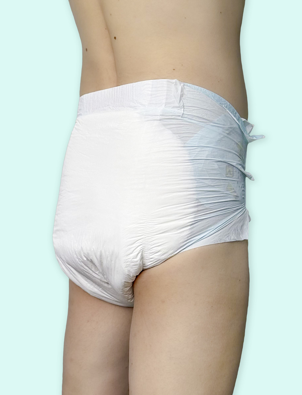 2-Pack of Kiddo Junior Maxi Plus 4-Tape Plastic Backed ABDL Holds 9,000ml Size L