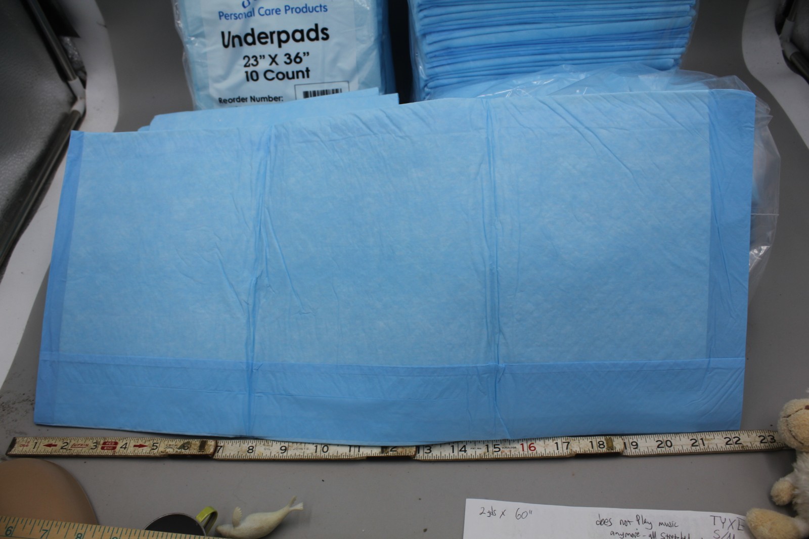 Secure Personal Care Products Underpads 23×36″ 120+ ct, Puppy Pads Diaper Change