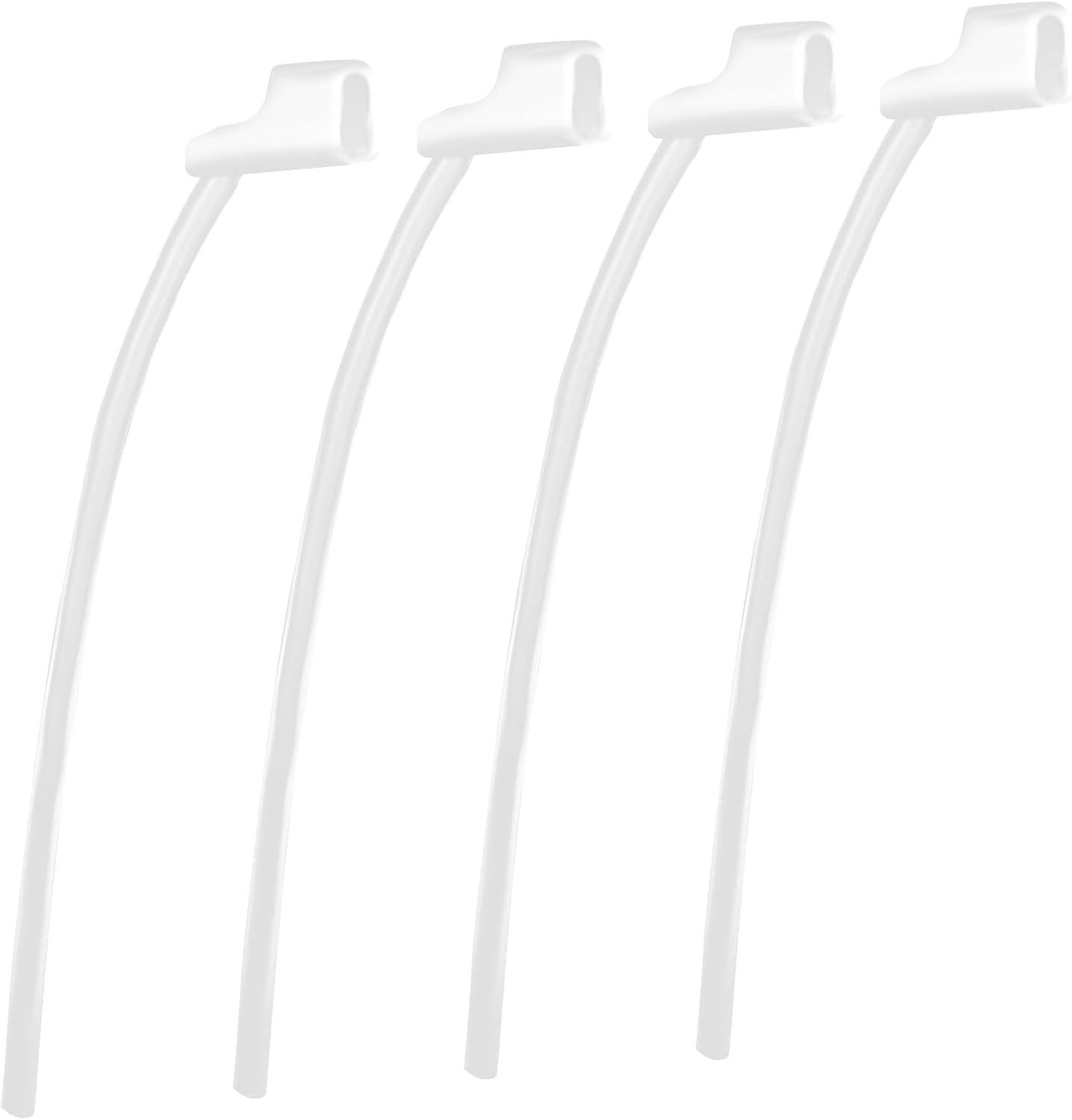 4pcs Transparent Sports Locks for Oticon 85dB Hearing Aids