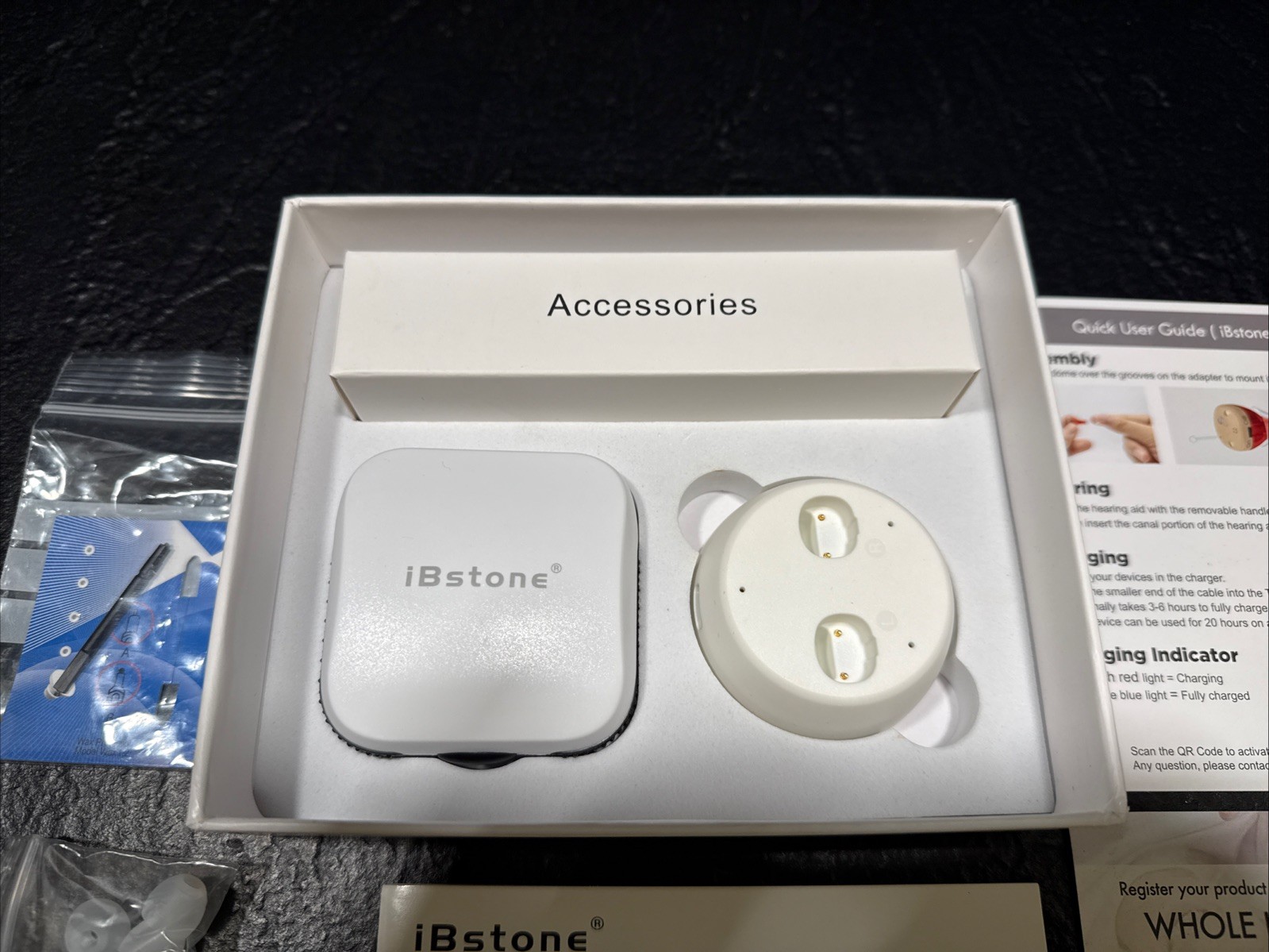 iBstone Hearing Aid Device K17 Amplifier Analog Noise Cancelling