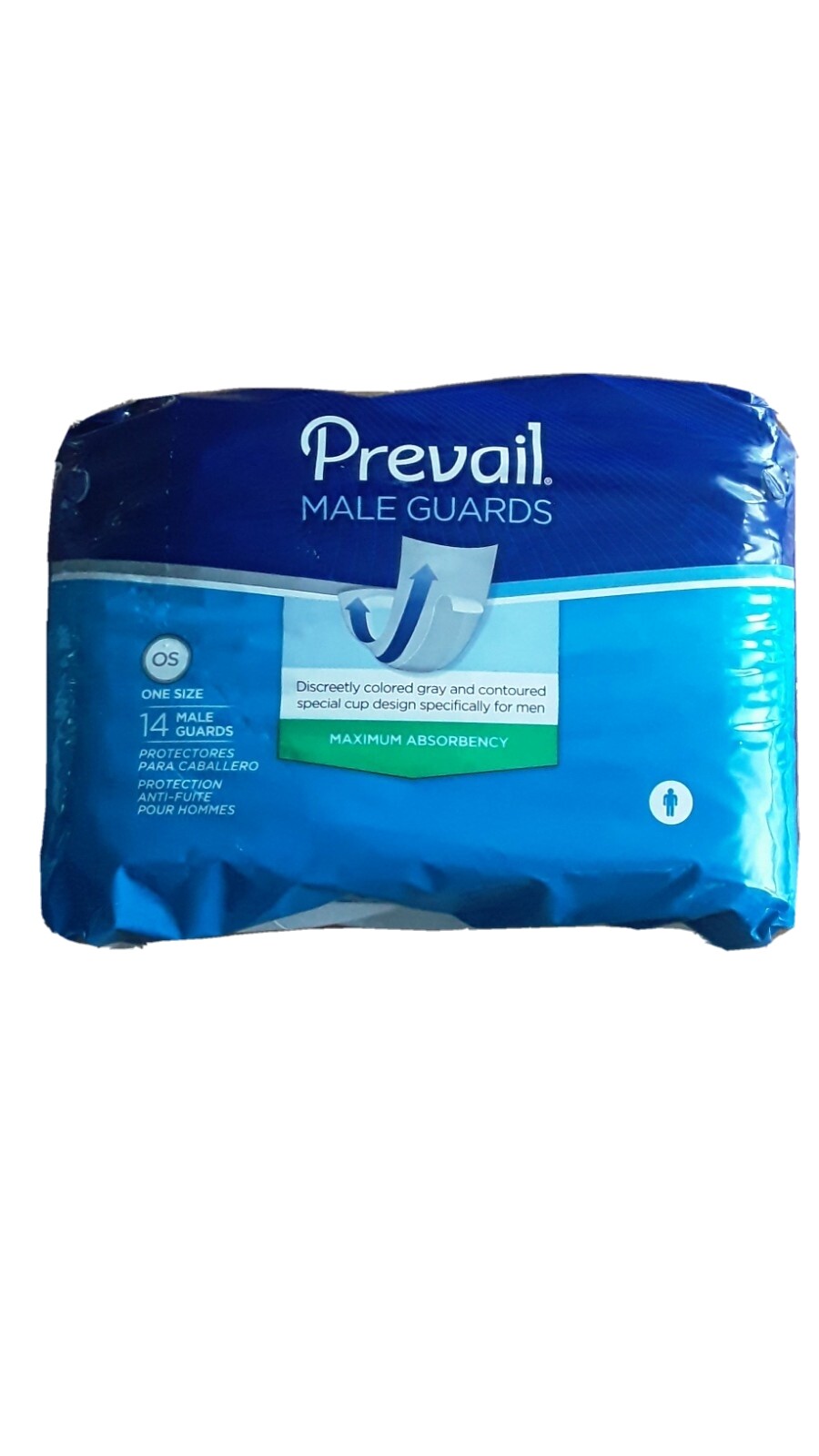Prevail Male Guards One Size Maximum Absorbency 14-Count