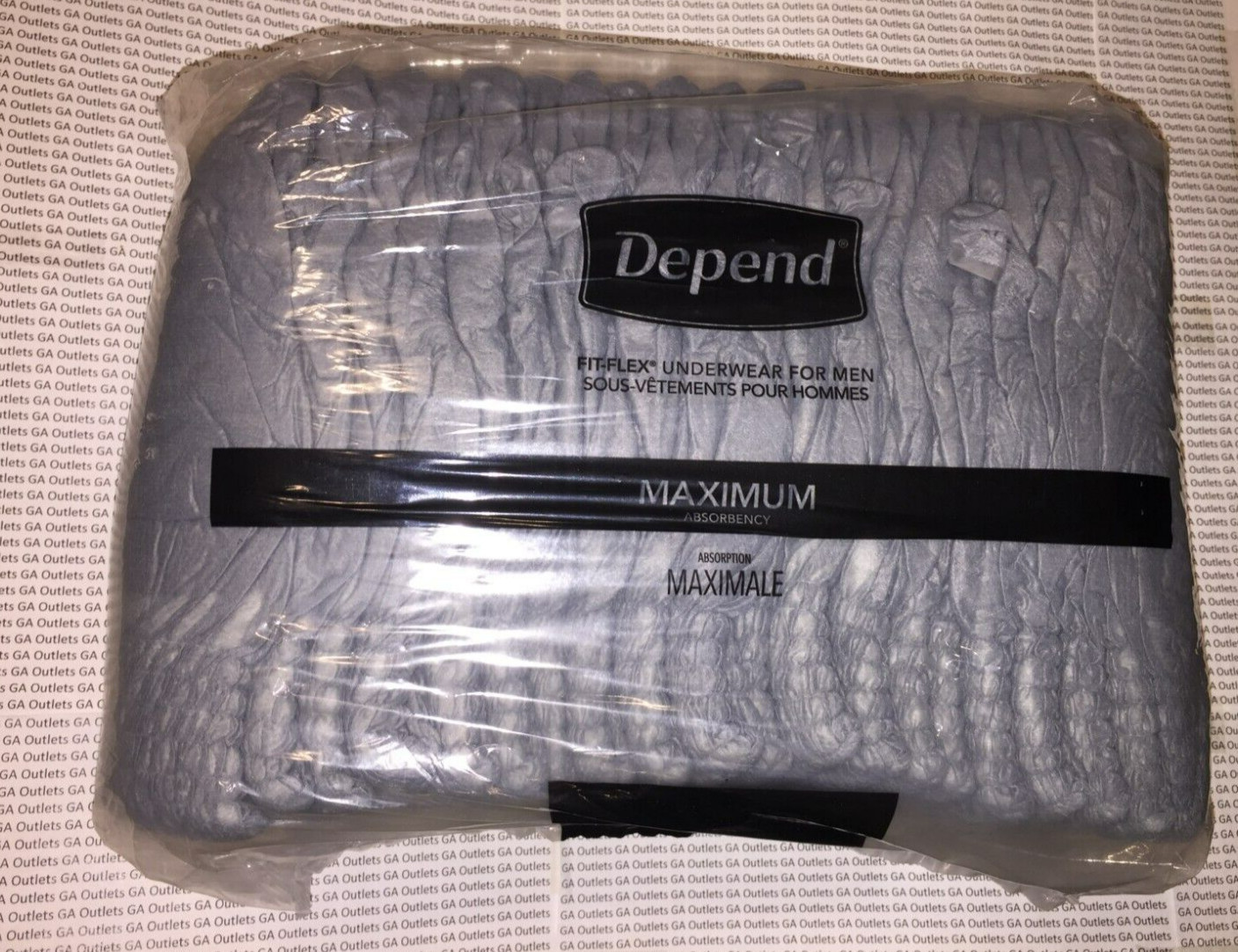 Depend Fit Flex Underwear for Men Maximum Absorbency Size S/M 20 Count Open Pack