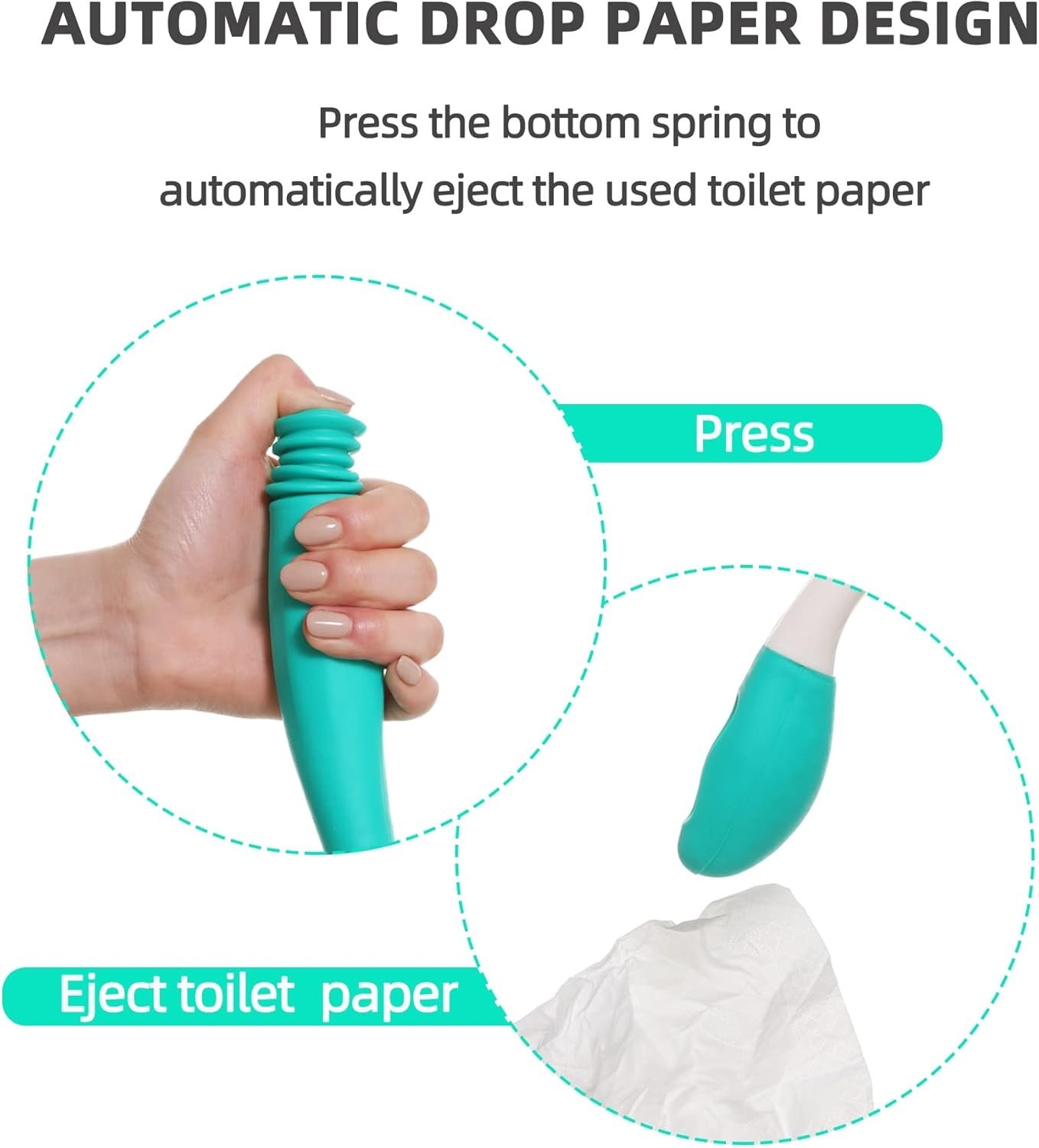 Ergonomic Long Toilet Aid: Comfort Wipes for Limited Mobility Support