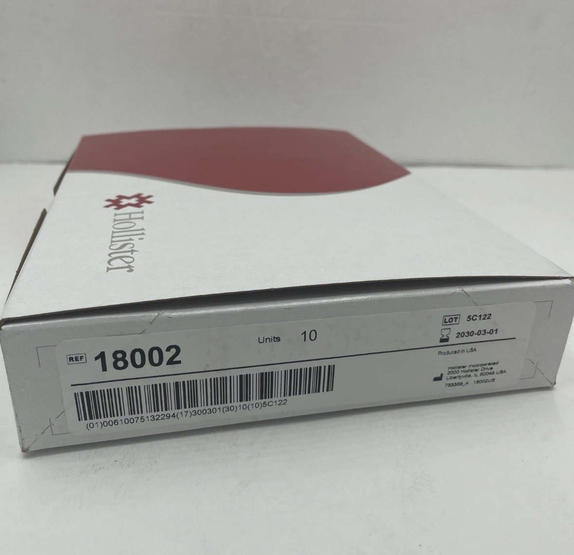 15-Hollister 18002 New Image 2-Piece 12” Drainable Ostomy Pouch 1-3/4”