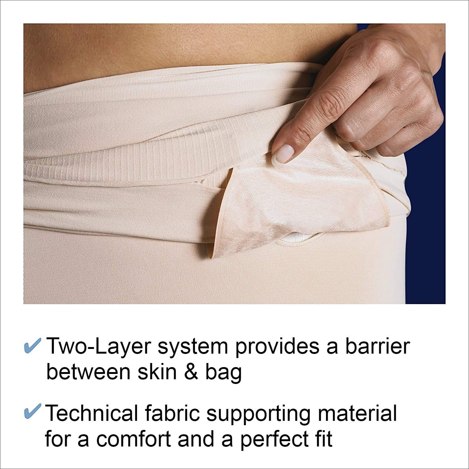 Corsinel StomaSafe Plus Ostomy/Hernia Support Garment Light 3216 by TYTEX