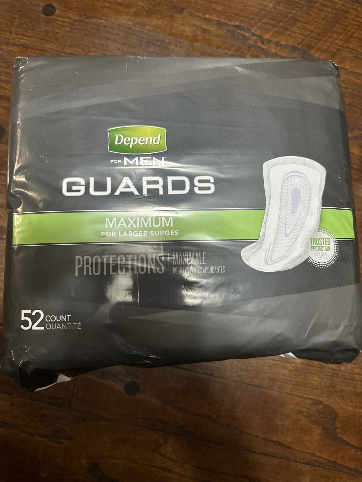 2x Depend Incontinence Guards for Men – 52 Pack