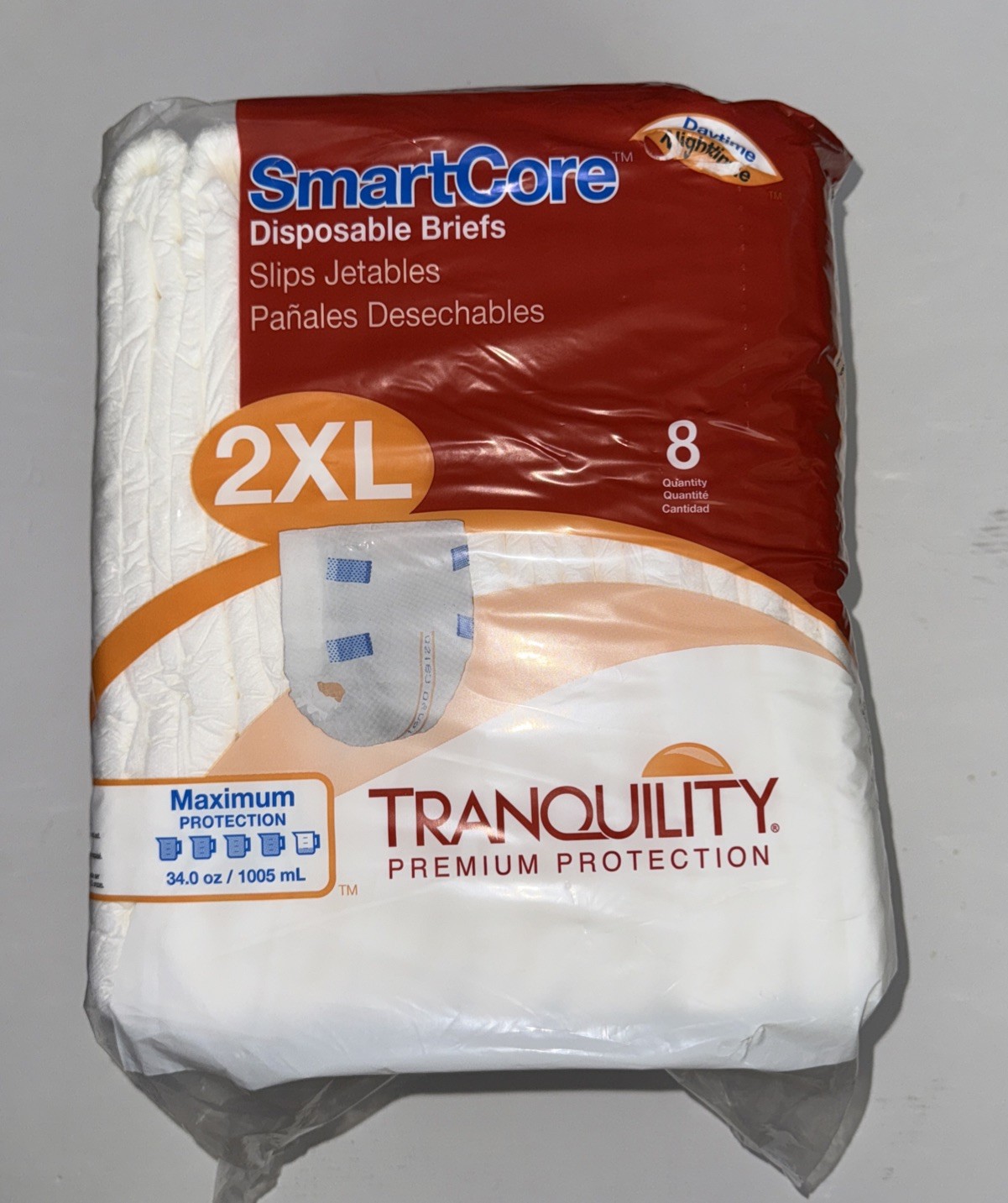 Tranquility SmartCore Incontinence Brief XXL Breathable 2315 Maximum 8 Ct