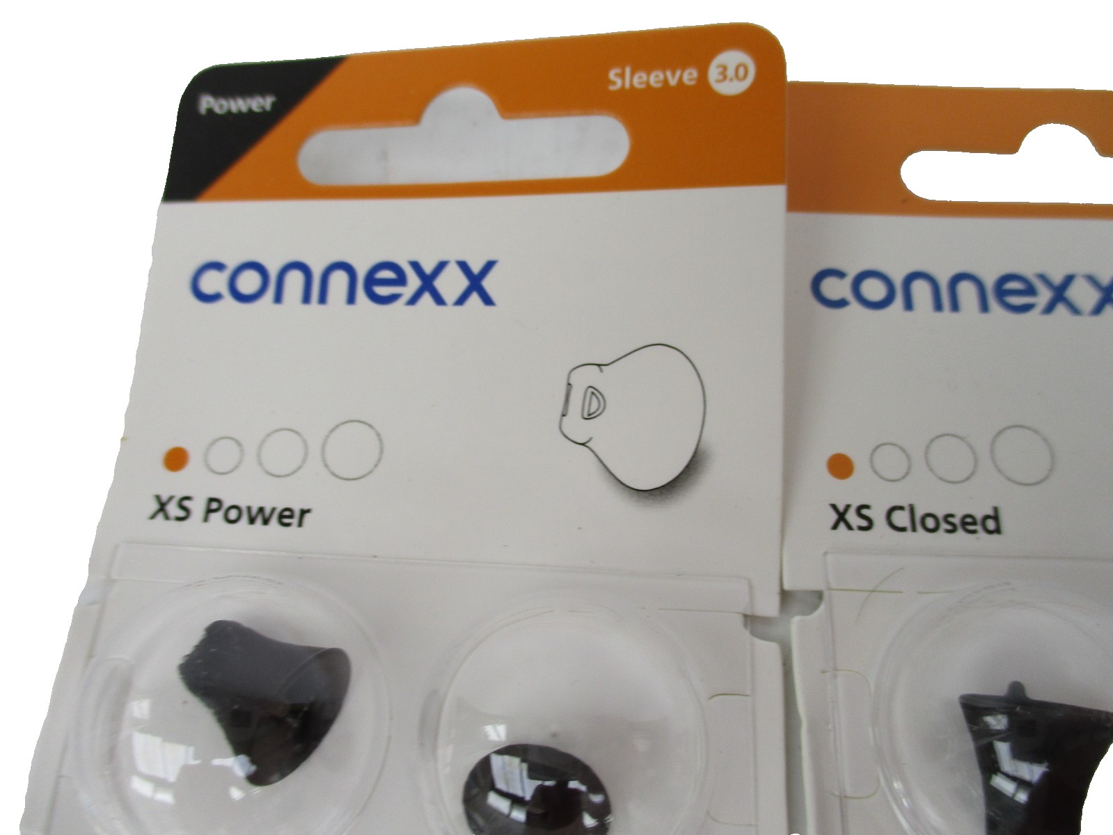 Mixed Lot of 2 Packs of Connexx 1x XS Power 1x XS Closed Click Sleeves