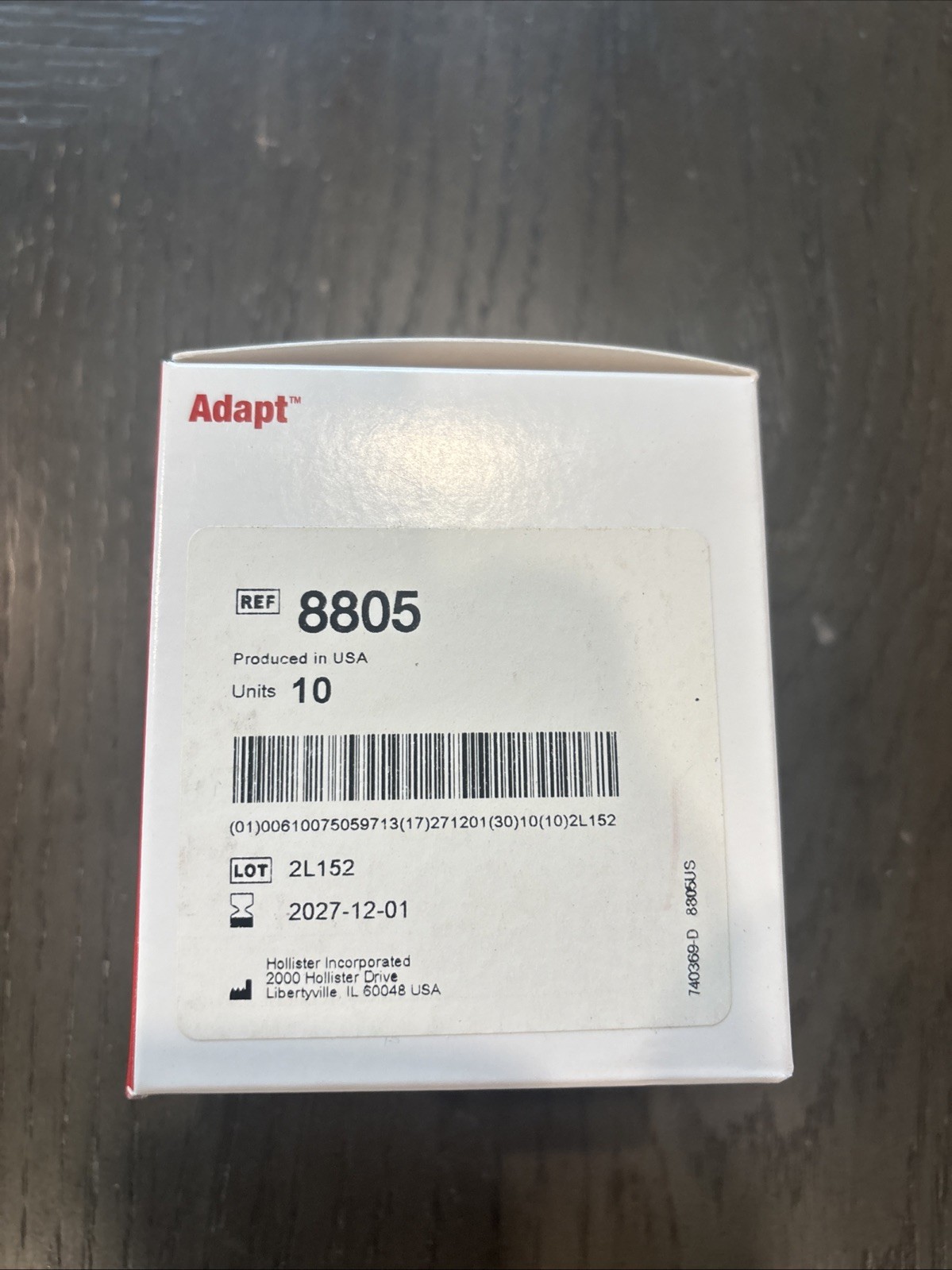 Hollister 8805 Adapt CeraRing Ostomy Barrier Ring – Box of10 Exp 2027