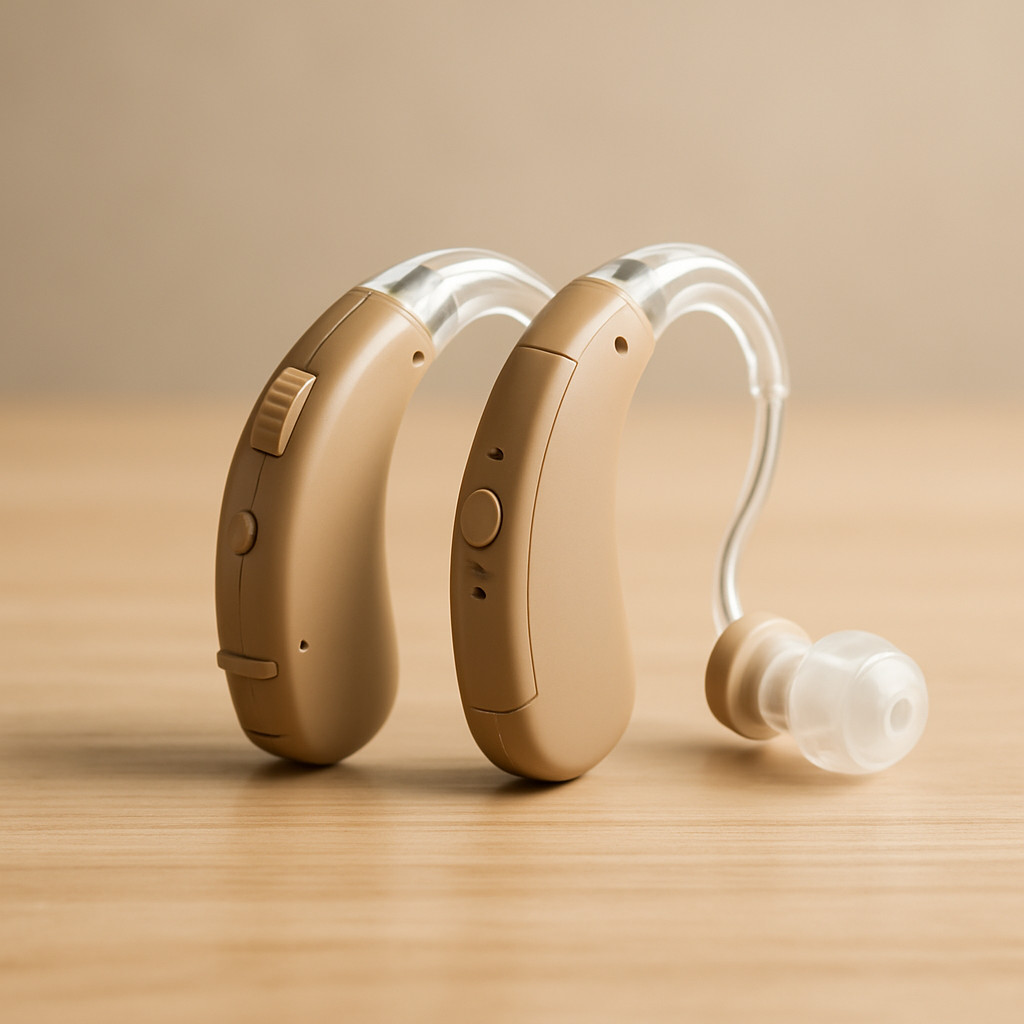 Hearing Good Doctor Recommended BTE Hearing Aid Pair Noise Reduction Behind-The-