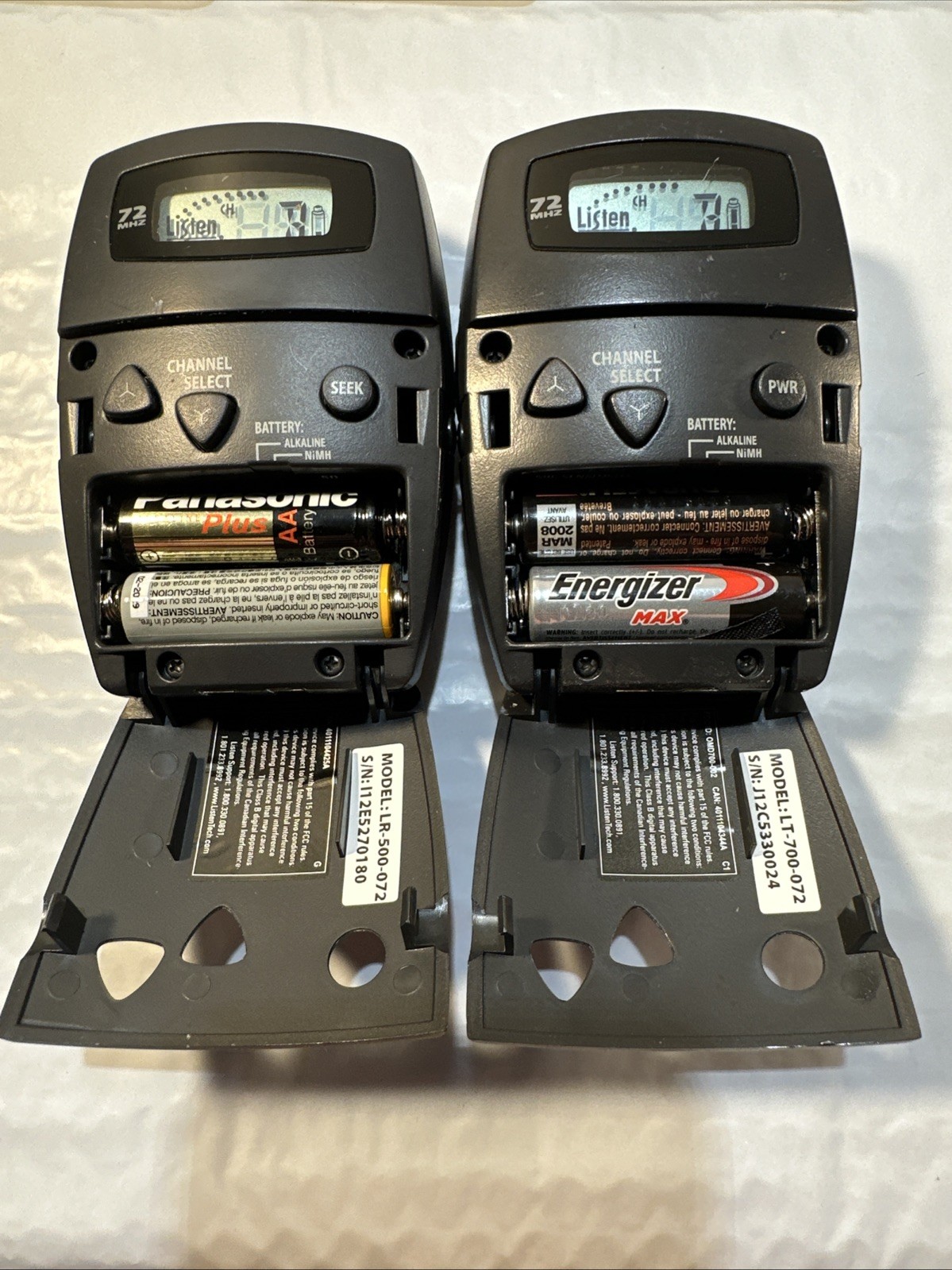Listen (16) LR-500-072 Programmable Receiver + (1) LT-700-072 Transmitter