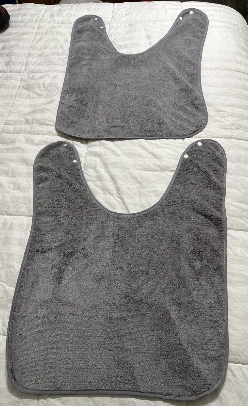 Adult Bib Clothing Protector Set Of 2 SOFT FLEECE