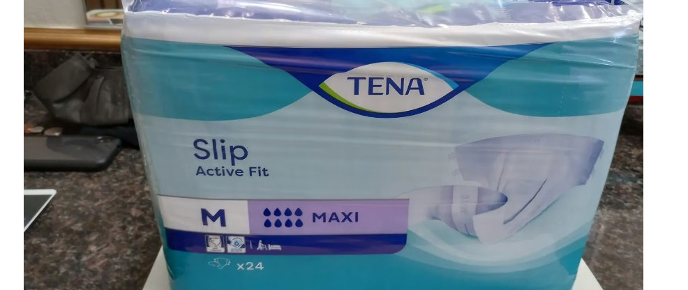 Tena Slip Maxi Plastic Adult Diapers, 24, Medium