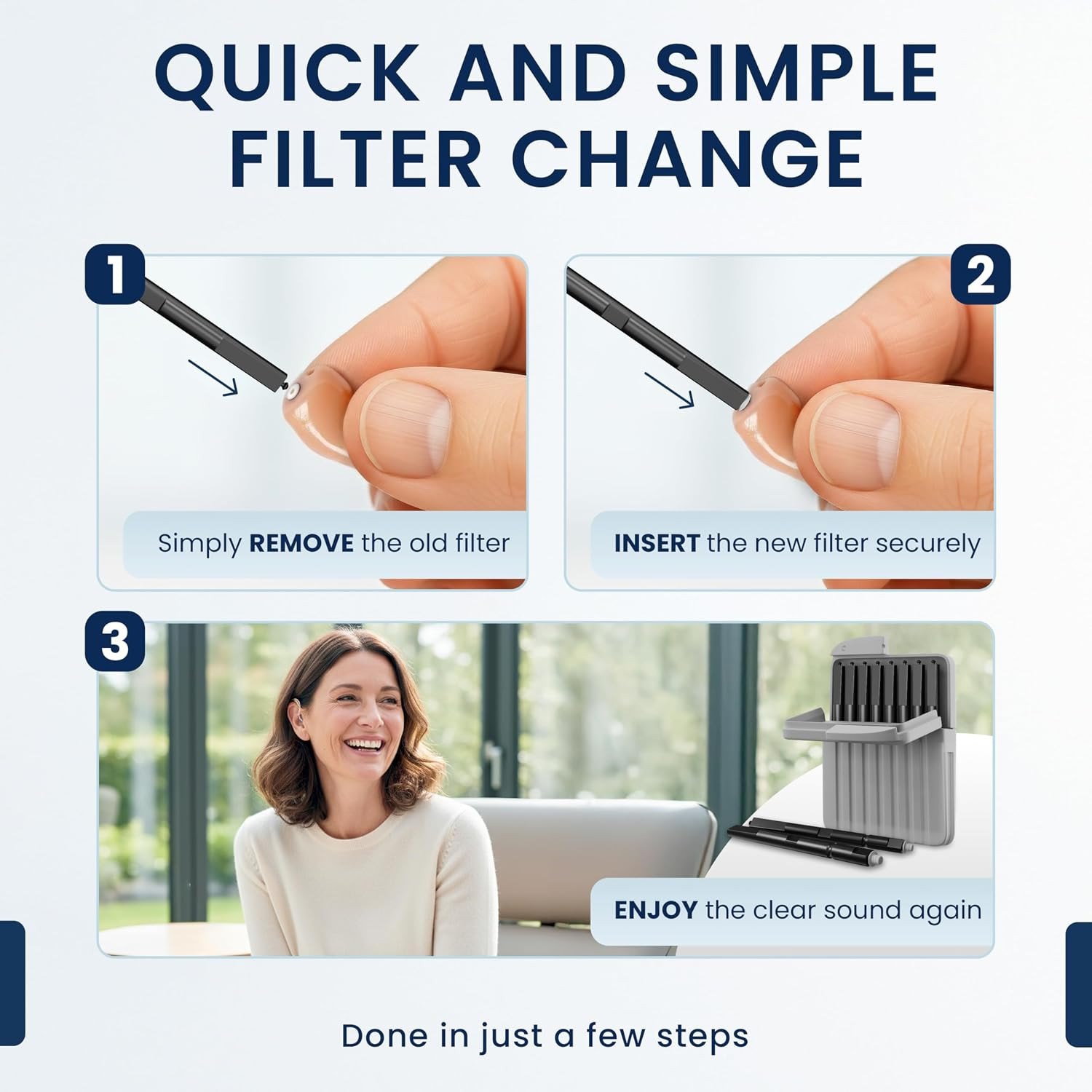 Original Hearing Aid Filters Wax Guards – Compatible Replacement