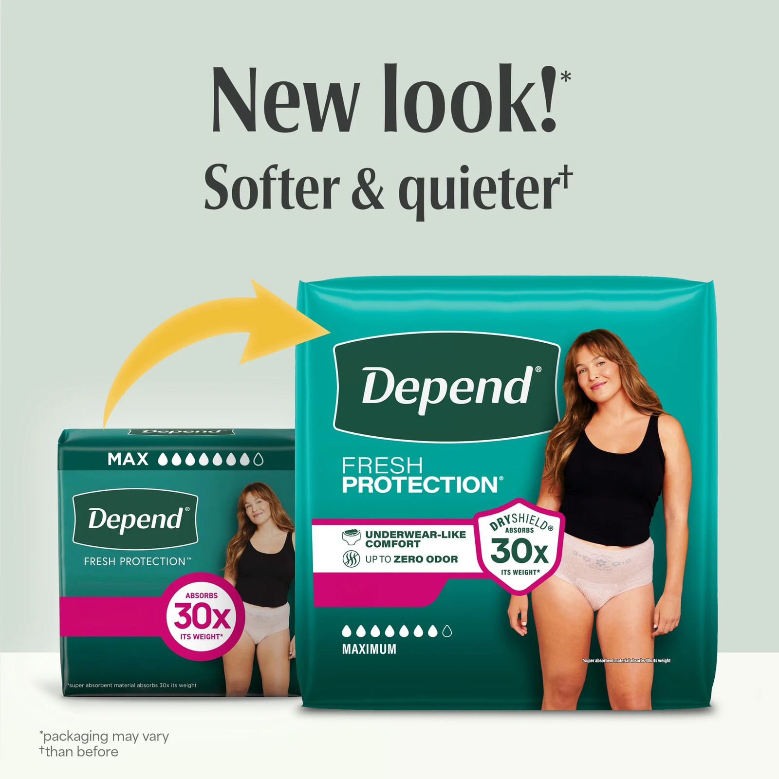 (3 pack) Depend Fresh Protection Incontinence Underwear for Women XL 26ct