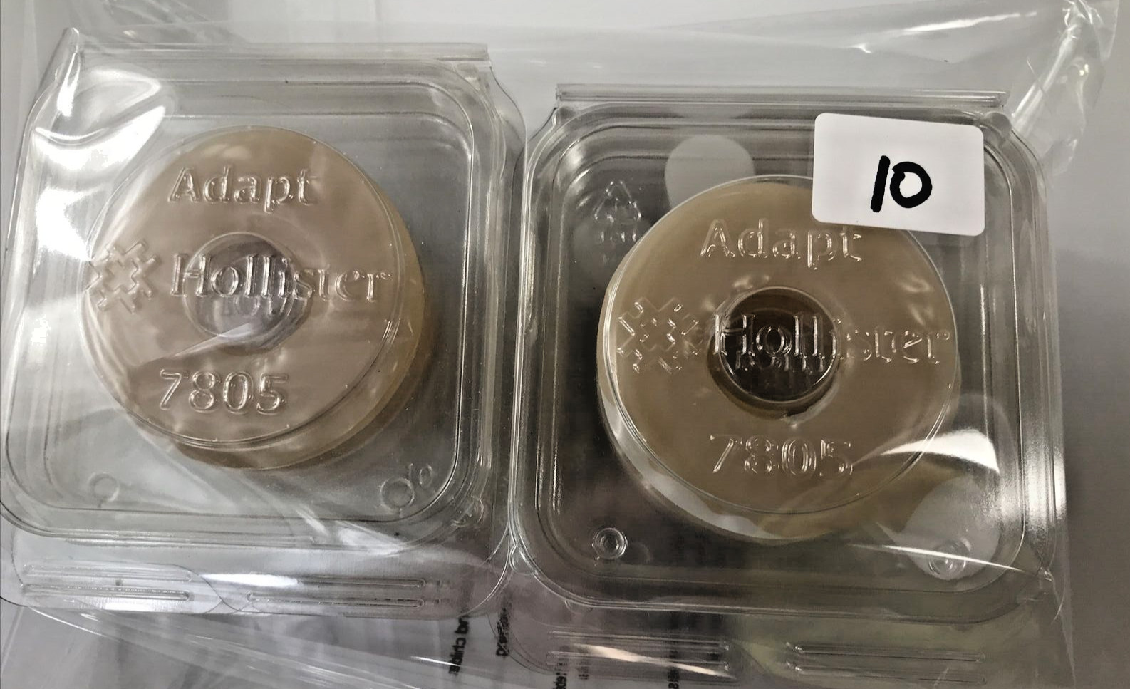 10 Hollister 7805 Adapt Moldable Ostomy Barrier Rings 2”