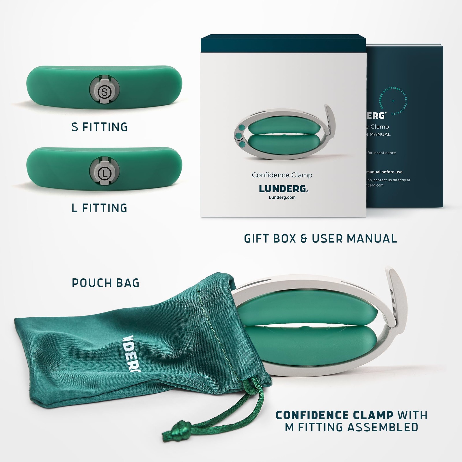 Adjustable Urinary Incontinence Clamp with Travel Bag – Men’s Products