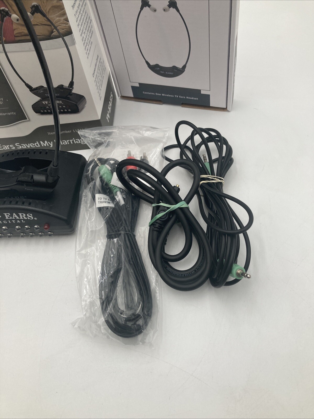 TV Ears 5.0 Digital Wireless Headset System Model 11741 Tested Working