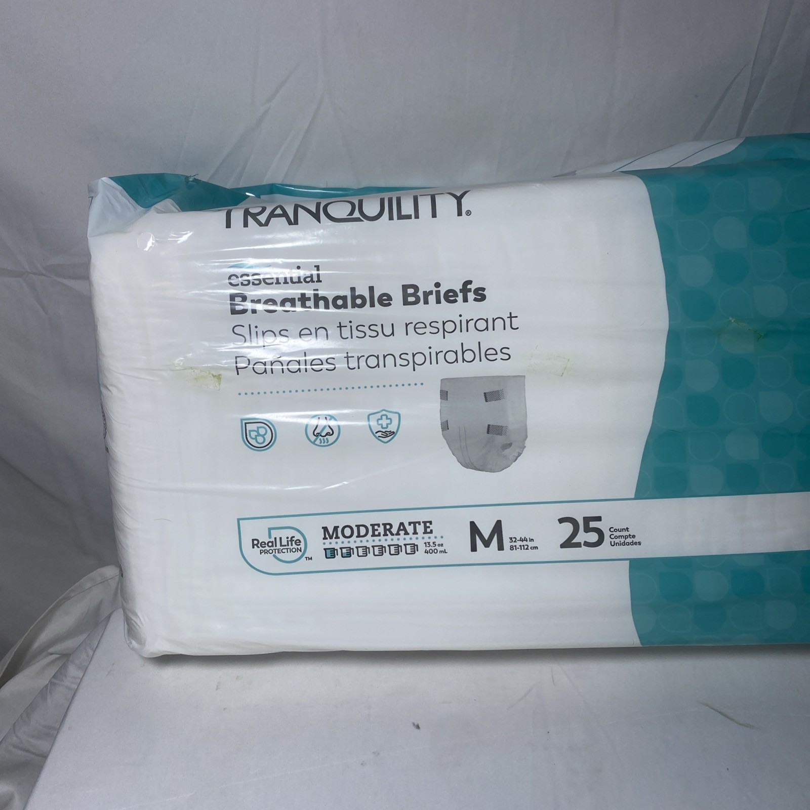 Tranquility Disposable Underwear medium 25 ct x 4 100 count total.￼￼