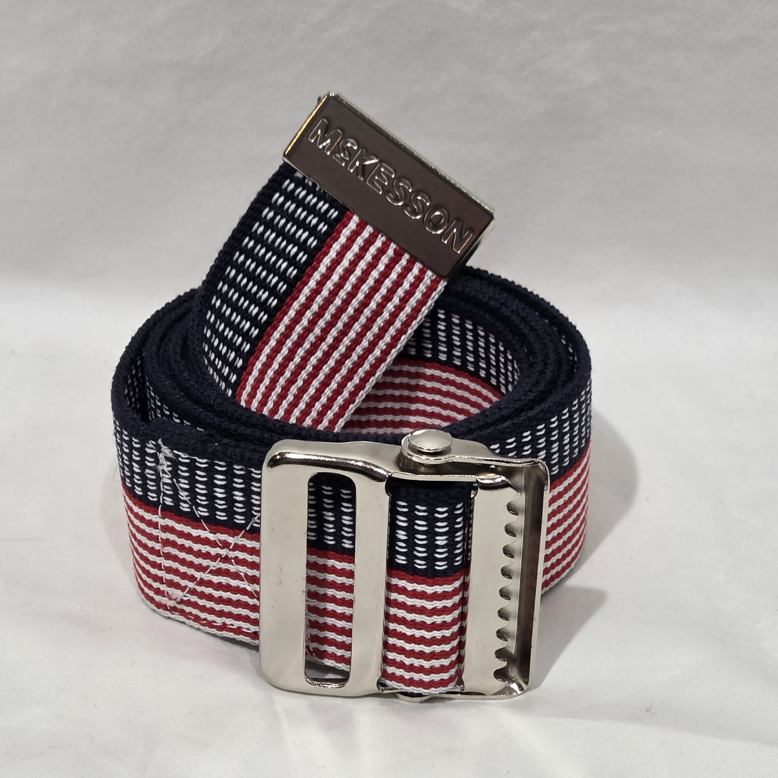 McKesson Gait Transfer Belt 60″ USA American Flag Red White Blue Patriotic