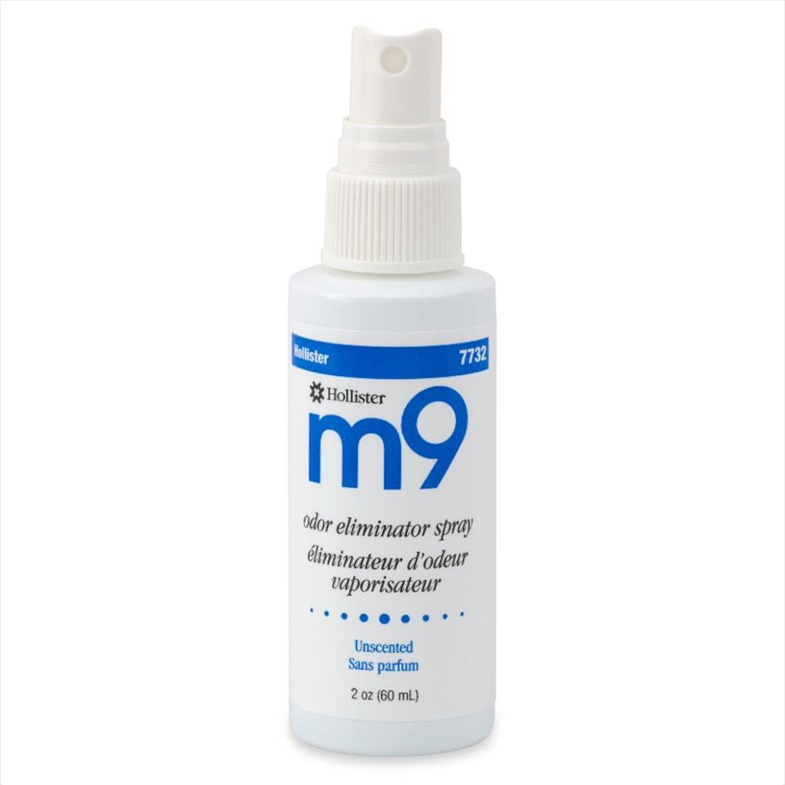 Hollister M9 Odor Eliminator 2 oz Pump Spray Bottle Unscented 7732 12 Ct