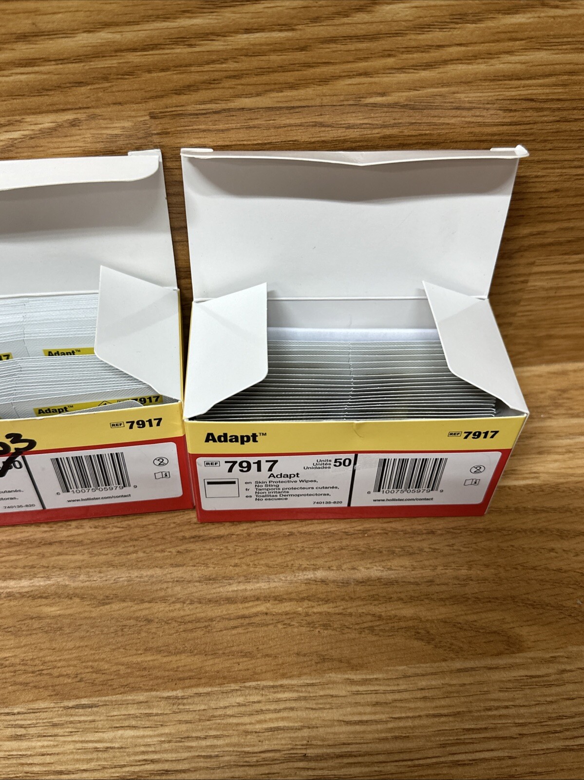 Hollister 7917 Adapt No Sting Skin Protective Wipes 3 Pack PLUS 13 EXTRA READ!