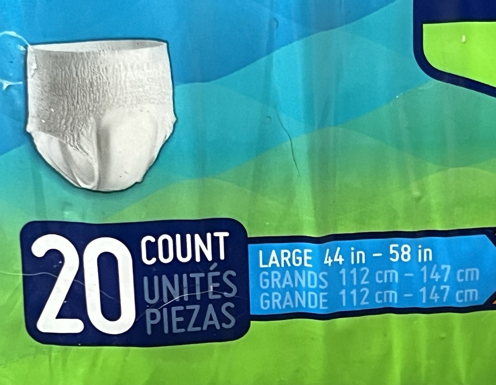4 Pkgs Prevail Per-Fit Incontinence Daily Underware Overnight Protection L New!