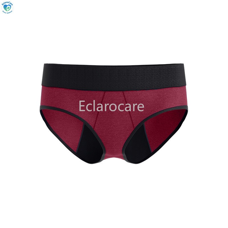 5pcs Period Mid-rise Underwear Women 4-Layer Leak Protection Ventilation