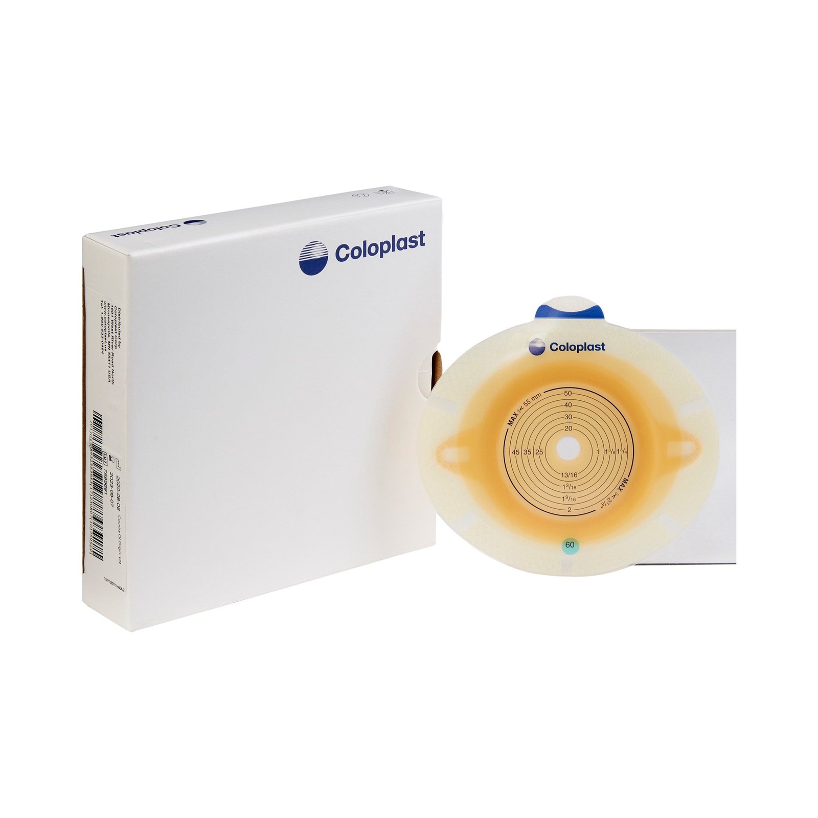 SenSura Ostomy Barrier With 3/8-2 Inch Stoma Opening (BX/5)