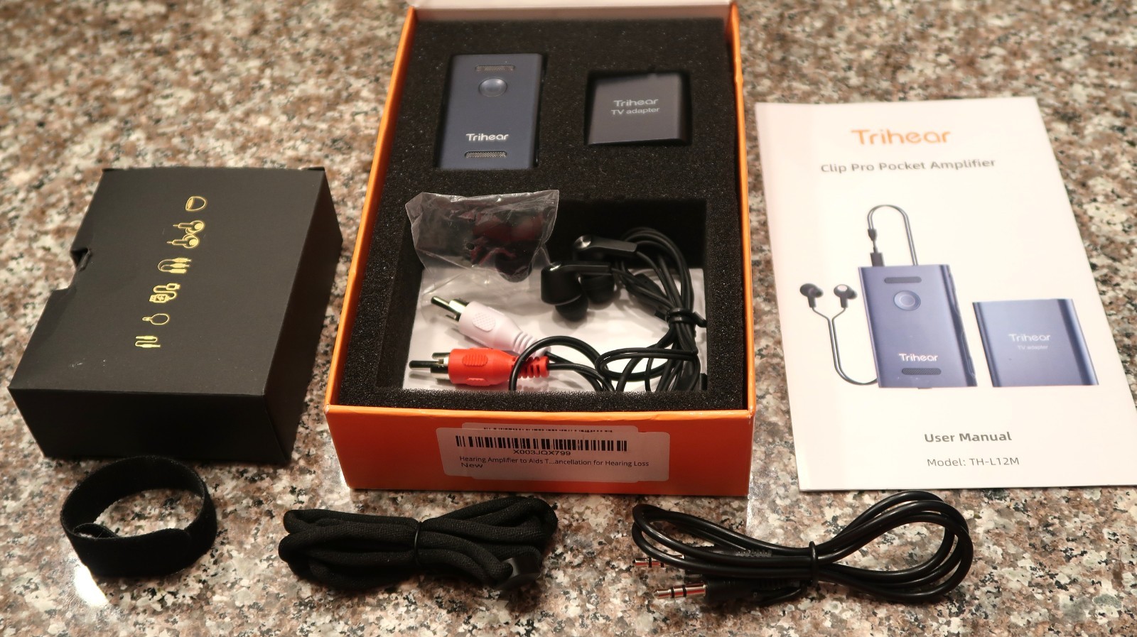 Trihear TH-L12M Clip Pro Pocket Hearing Aid Amplifier Portable Personal Sound TV