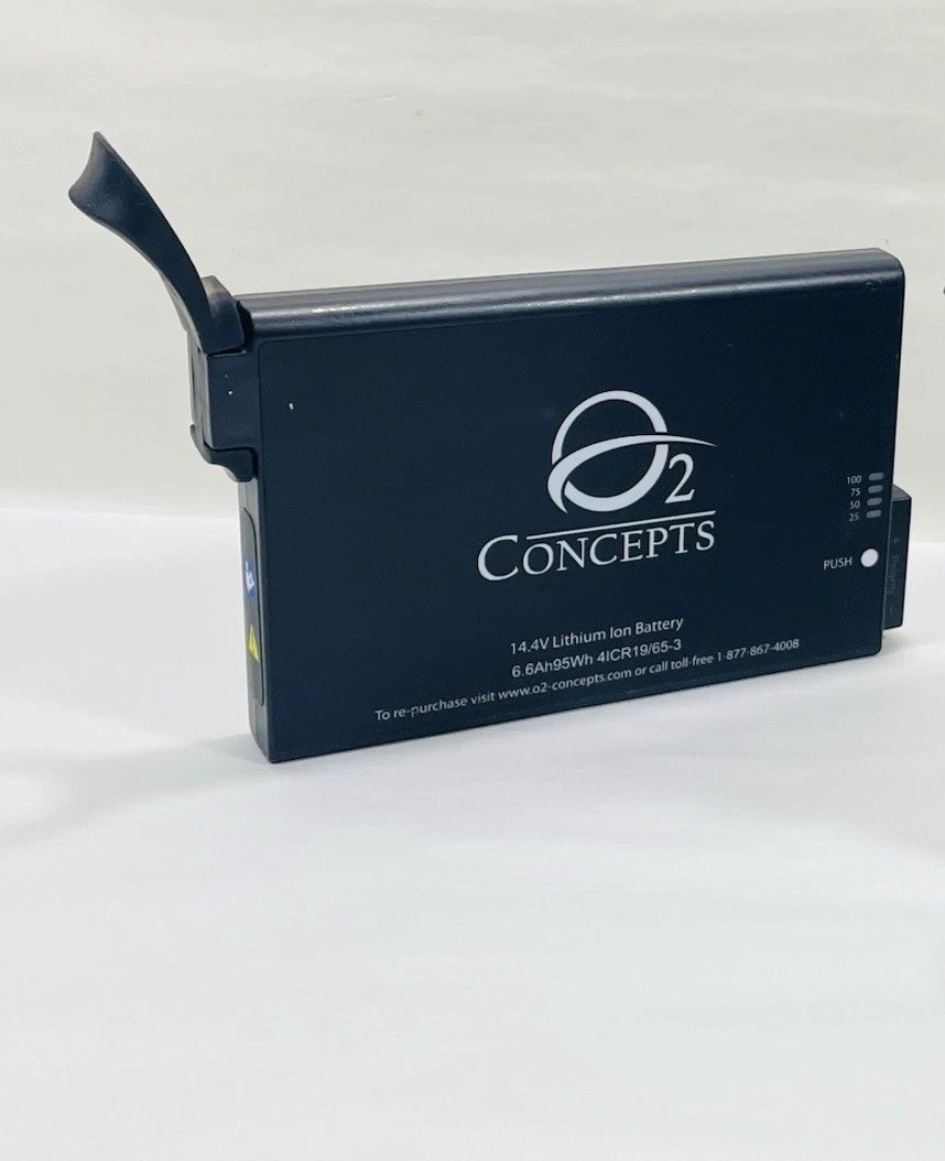 O2 Concepts Oxlife Batteries 800-1002 14.4V Rechargeable OEM TESTED